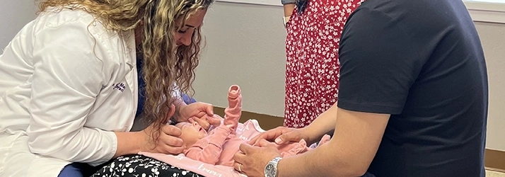 Chiropractor Lufkin TX Nicole Mercado With Parents And Child