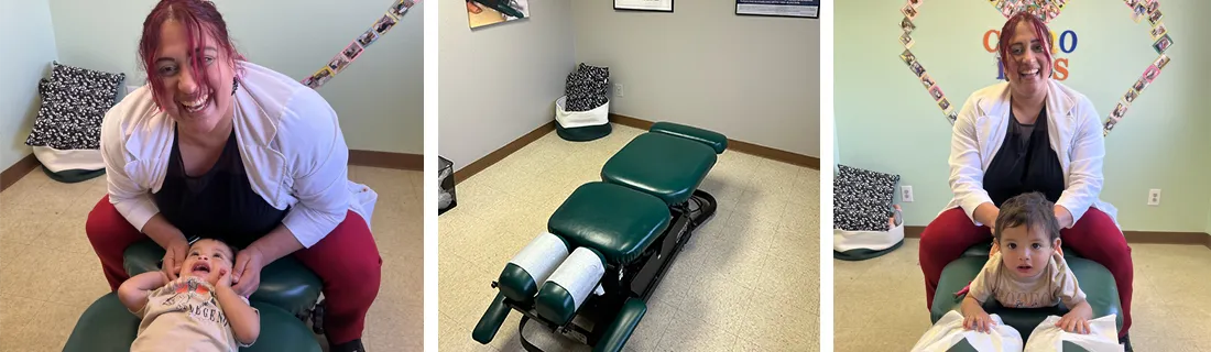 Chiropractor Lufkin TX Nicole Mercado Adjusting Toddlers